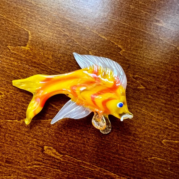 Glass fish and octopus figurine - Picture 3 of 9